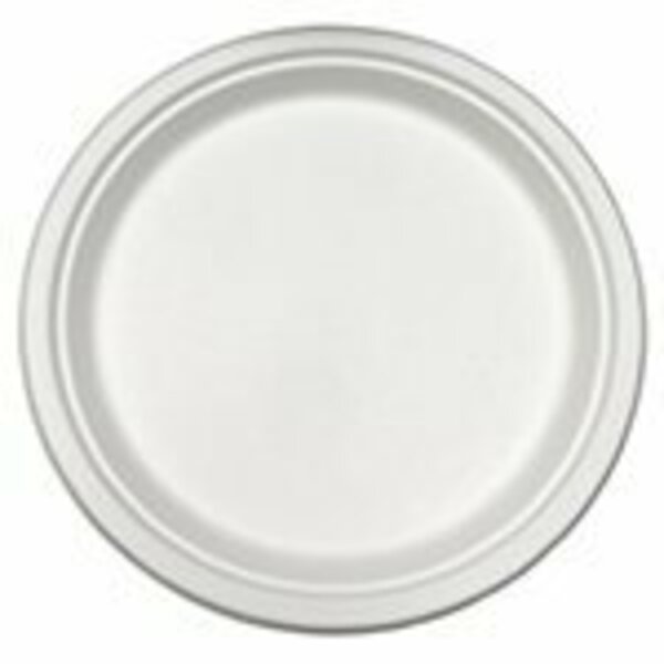 Americareroyal PrimeWare 10 in. Heavy Weight Plate Natural White Bagasse, 5PK PL-10